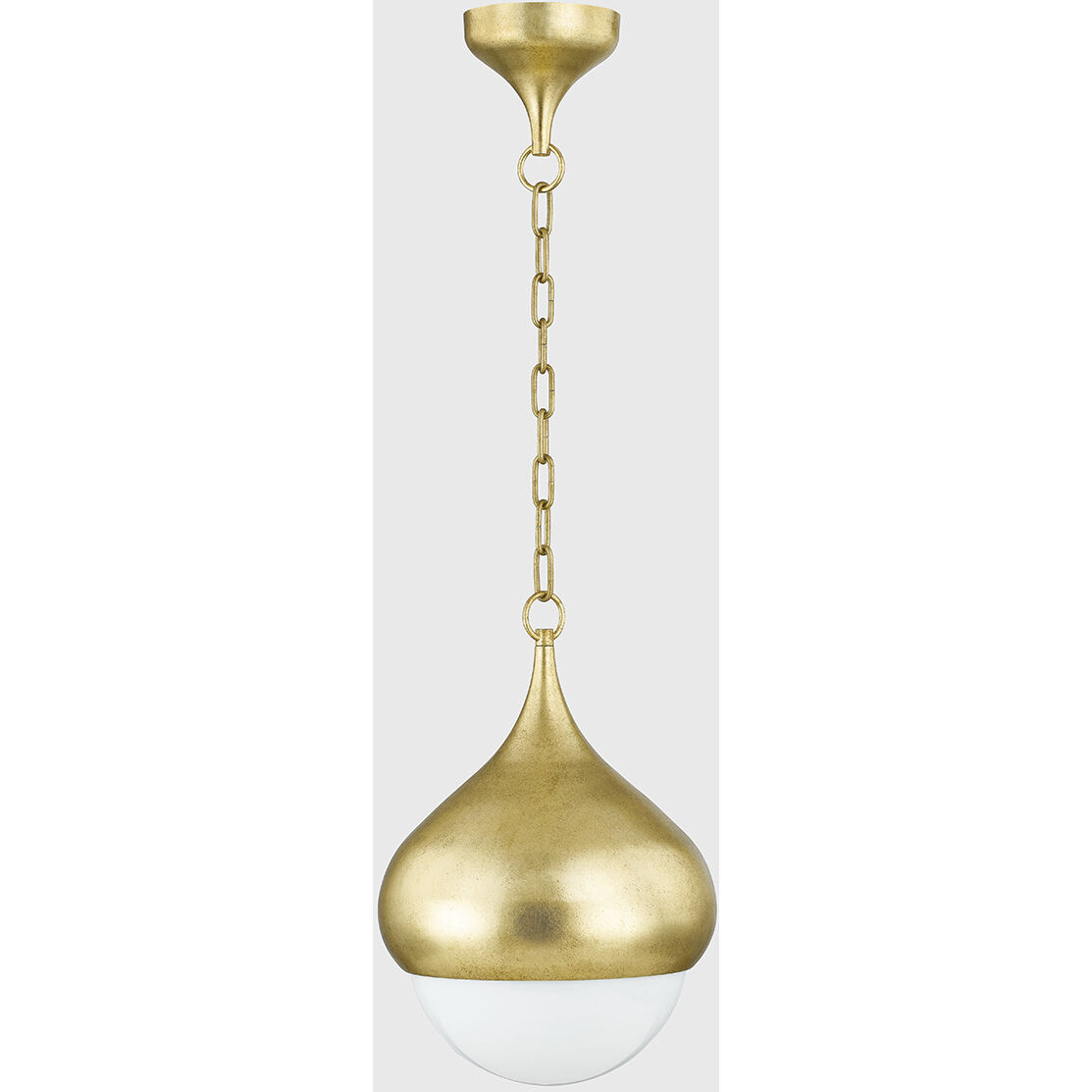 Luciel 1 Light 11.75 inch Vintage Gold Leaf Pendant Ceiling Light